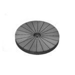 Planscheibe Guss, gerillt