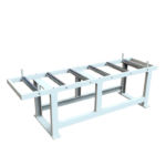 Daiß + Partner Rollenbahn Länge 2000 mm, Breite 500 mm, Schwerlastausführung