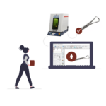 Laptop Laserbeschriftungssystem