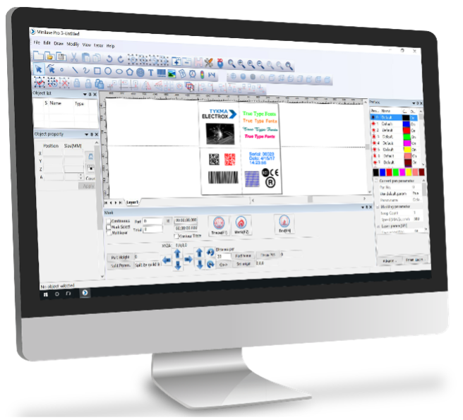 Software Laserbeschriftung Minilase Pro SE