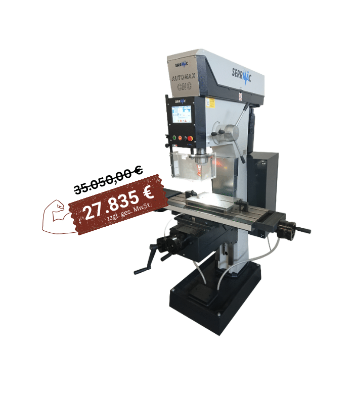 Aktion Bohr Fraesmaschine Serrmac AUTOMAX CNC