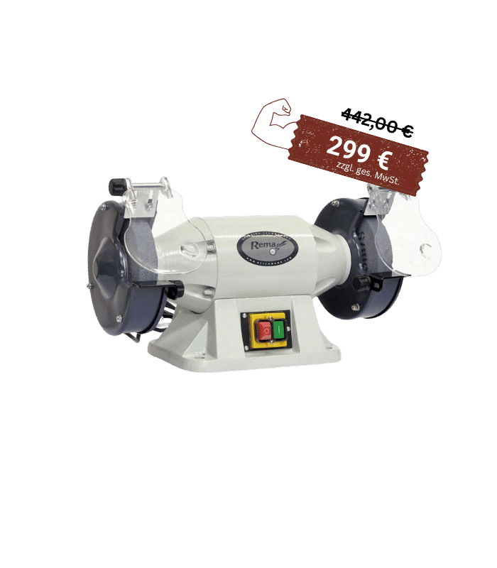 Aktion Doppelschleifmaschine REMA ECO 175 1