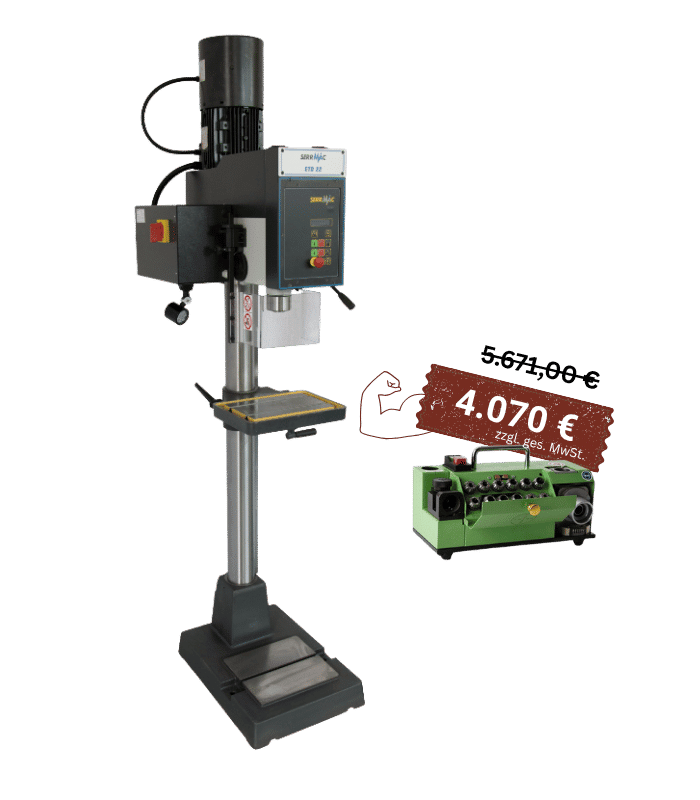 Aktion_ ETD 22 mit Bohrerschleifmaschine