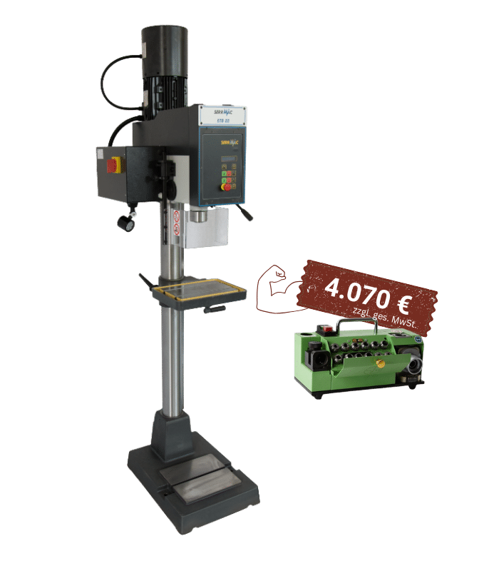 ETD 22 mit Bohrerschleifmaschine